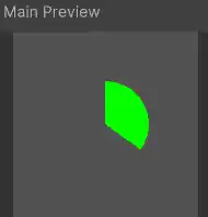 Pie slice preview result